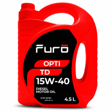 Моторное масло Furo OPTI TD 15W-40 (4,5 л)
