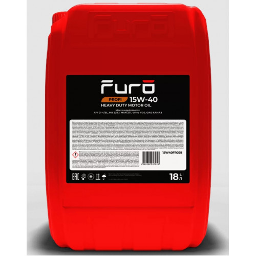 Моторное масло Furo PROFI 15W-40, 18 литров