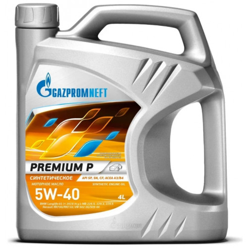 Масло моторное Gazpromneft Premium P 5W-40 (4 л)
