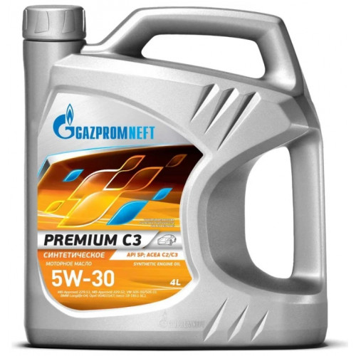 Масло моторное Gazpromneft Premium C3 5W-30 (4 л)