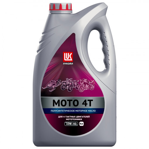 Масло моторное LUKOIL МОТО 4Т 10W-40 (4 л)