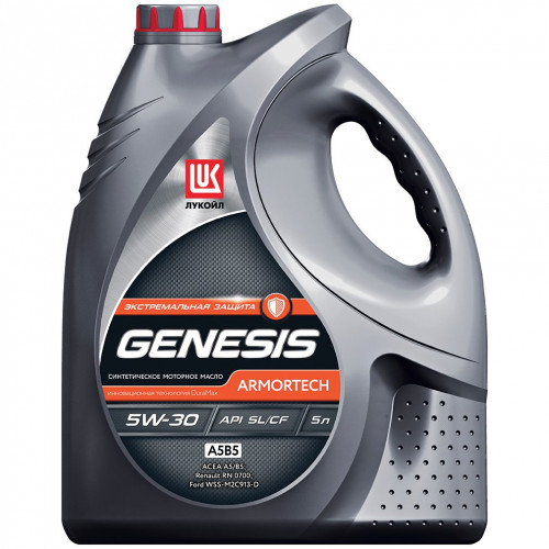 Масло моторное ЛУКОЙЛ GENESIS ARMORTECH A5B5 5W-30 (5 л)