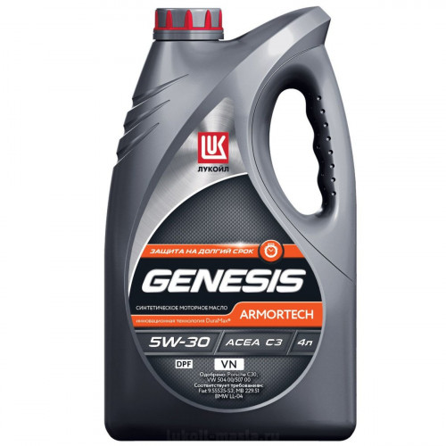 Масло моторное ЛУКОЙЛ GENESIS ARMORTECH VN 5W-30 (4 л)