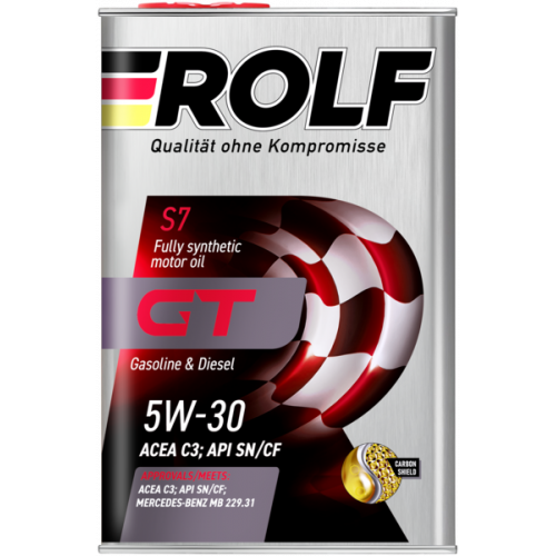 Масло моторное Rolf GT 5W-30 C3 SN/CF (4 л)