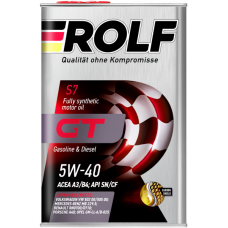 Масло моторное Rolf GT 5W-40 A3/B4 SN/CF (4 л)