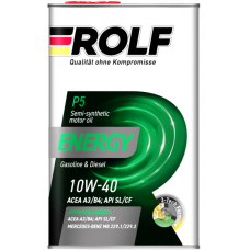 Масло моторное Rolf Energy 10W-40 A3/B4 SL/CF (1 л)