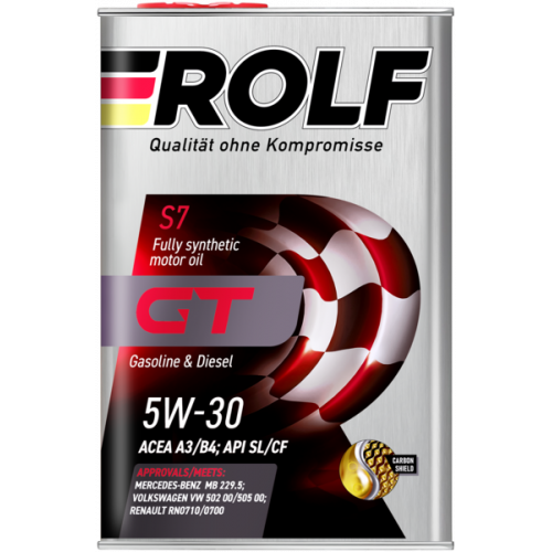 Масло моторное Rolf GT 5W-30 A3/B4 SL/CF (4 л)