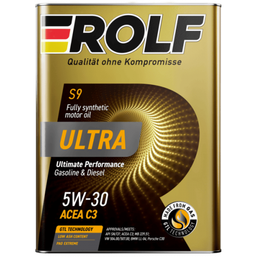 Масло моторное Rolf Ultra 5W-30 C3 SN/CF (4 л)