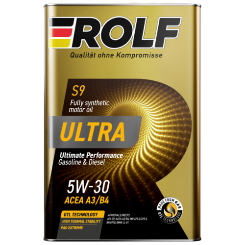 Масло моторное Rolf Ultra 5W-30 A3/B4 SP (1 л)