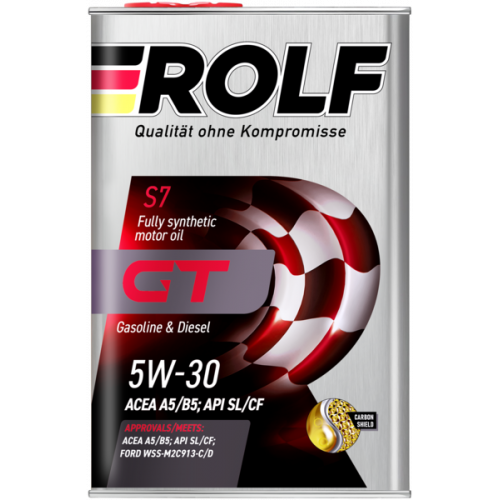 Масло моторное Rolf GT 5W-30 A5/B5 SL/CF (4 л)