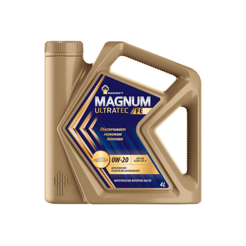 Масло моторное Rosneft Magnum Ultratec FE 0W-20 (4 л)