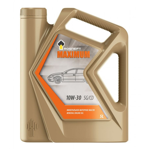 Масло моторное Rosneft Maximum 10W-30 (5 л)