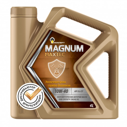 Масло моторное Rosneft Magnum Maxtec 10W-40 (4 л)