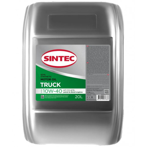 Масло моторное Sintec Truck 10W-40 CH-4/SL (20 л)