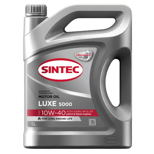 Масло моторное Sintec Luxe 5000 10W-40 A3/B4 (5 л)