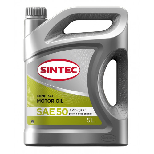 Моторное масло Sintec SAE 50 SC/CC 5 литров