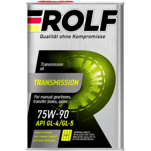 Масло трансмиссионное Rolf 75W-90 GL-4/GL-5 (4 л)