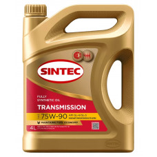 Масло трансмиссионное Sintec Transmission 75W-90 GL-4/GL-5 (4 л)