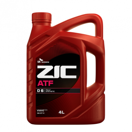 Масло трансмиссионное ZIC ATF DEXRON 6 (D 6) (4 л)