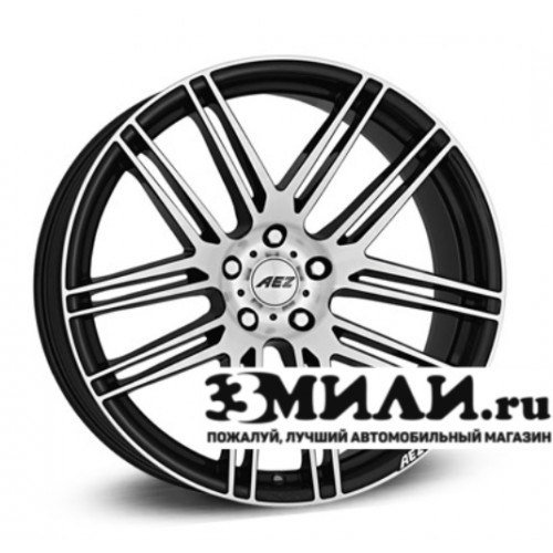 Диск 8.5x19 5x1120 ET35 D70.10 AEZ Cliff dark Черный с полированной лицевой поверхностью