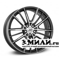 Диск 9.0x19 5x1200 ET46 D72.60 AEZ Kaiman dark Антрацитовый с полированной лицевой поверхностью