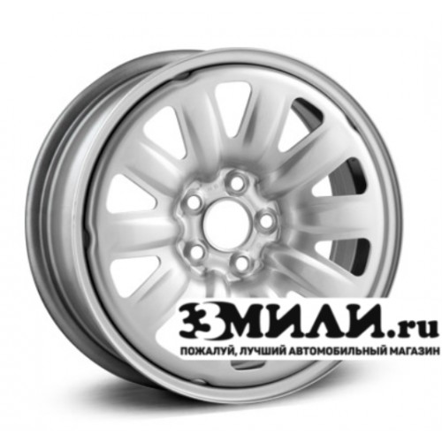 Диск 6.0x15 5x1000 ET38 D57.10 ALCAR HYBRIDRAD 131500 Серебристый