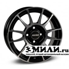 Диск 6.0x14 4x980 ET35 D58.50 Aero V2037 Черный с полированной лицевой поверхностью
