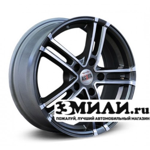 Диск 6.5x16 4x1000 ET52 D54.10 Alcasta M06 Антрацитовый с полированной лицевой поверхностью