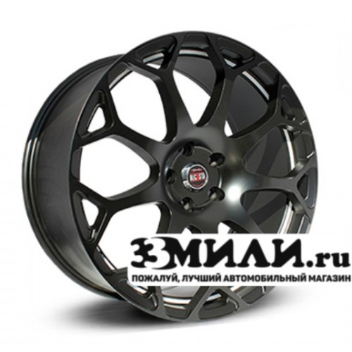 Диск 8.0x19 5x114.30 ET35 D60.10 Alcasta M34 Черный матовый с белой внутренней полкой