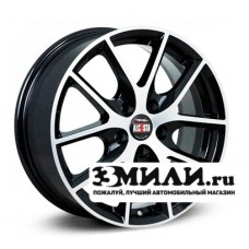 Диск x x114.3 ET45 D67.1 Alcasta M59 Черный с полированной лицевой поверхностью