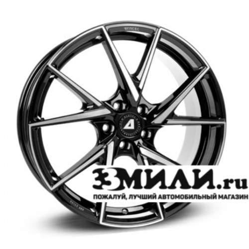 Диск 8.5x19 5x1120 ET40 D70.10 Alutec ADX.01 Черный с полированной лицевой поверхностью
