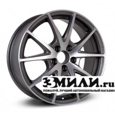 Диск 6.5x16 5x1100 ET37 D65.10 Cross Street CR-17 Антрацитовый с полированной лицевой поверхностью
