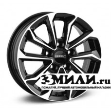 Диск 7.0x17 5x1080 ET42 D65.10 Dezent KS black polished Черный с полированной лицевой поверхностью