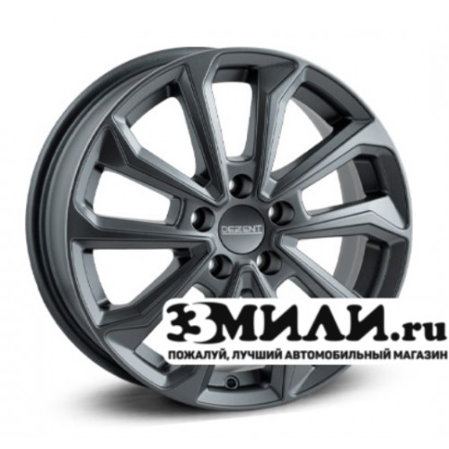 Диск 7.0x17 5x114.30 ET35 D60.10 Dezent KS graphite Графитовый матовый