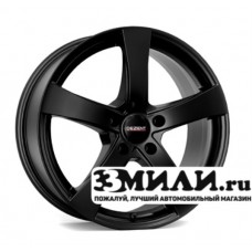 Диск 7.5x17 5x114.30 ET38 D71.60 Dezent RE dark Черный матовый