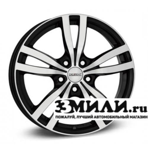 Диск 7.0x17 5x114.30 ET40 D67.10 Dezent TC dark Черный с полированной лицевой поверхностью