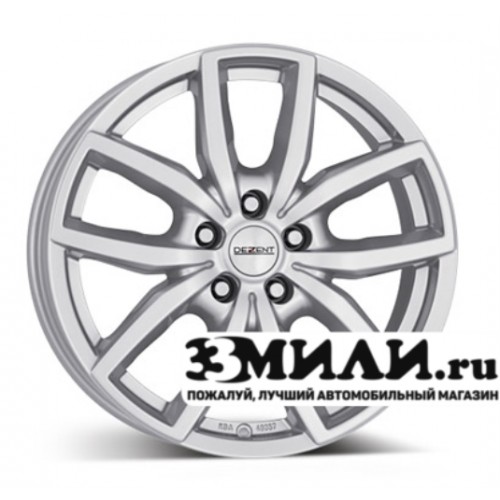 Диск 8.0x18 5x1300 ET50 D71.60 Dezent TE Серебристый