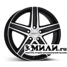 Диск 7.0x17 5x1120 ET40 D66.60 Dezent TG dark Черный с полированной лицевой поверхностью