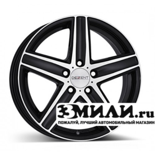 Диск 7.0x17 5x1120 ET49 D66.60 Dezent TG dark Черный с полированной лицевой поверхностью