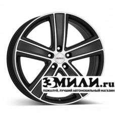 Диск 9.0x20 5x1120 ET50 D70.10 Dezent TH dark Черный с полированной лицевой поверхностью