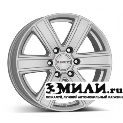 Диск 8.0x17 6x114.30 ET30 D66.10 Dezent TJ Серебристый