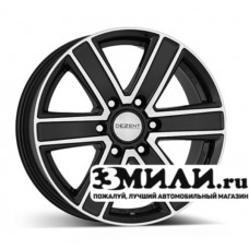 Диск 8.0x18 6x139.70 ET35 D67.10 Dezent TJ dark Черный с полированной лицевой поверхностью