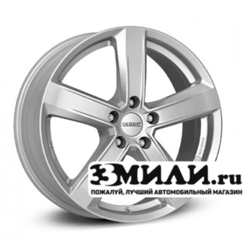 Диск 7.0x17 5x1120 ET40 D57.10 Dezent TU silver Серебристый