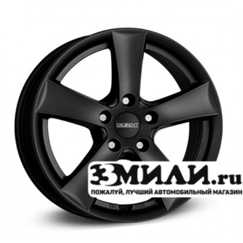 Диск 7.5x17 5x114.30 ET45 D71.60 Dezent TX dark Черный матовый