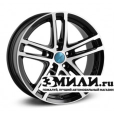 Диск 8.0x18 5x1120 ET30 D66.60 Dezent TZ-C dark Черный с полированной лицевой поверхностью