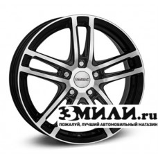 Диск 8.0x18 5x114.30 ET45 D71.60 Dezent TZ dark Черный с полированной лицевой поверхностью