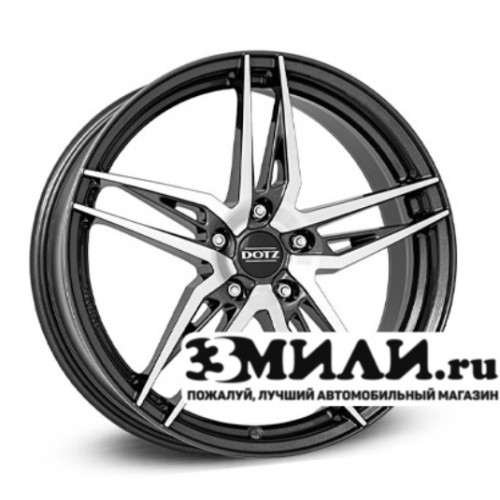 Диск 7.5x17 5x1120 ET40 D70.10 Dotz Interlagos dark Антрацитовый с полированной лицевой поверхностью