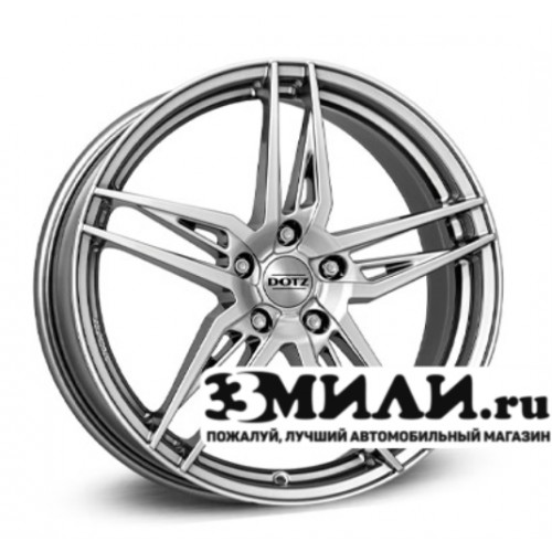 Диск 7.5x18 5x114.30 ET50 D71.60 Dotz Interlagos shine Насыщенный серебристый