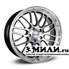 Диск 8.0x18 5x114.30 ET35 D71.60 Dotz Mugello Черный с полированной лицевой поверхностью