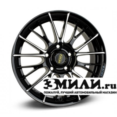 Диск 7.0x16 4x1080 ET25 D65.10 Dotz Rapier Черный с полированной лицевой поверхностью